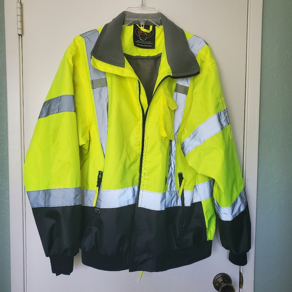 High-Visibility Waterproof Safety Bomber Jacket L Class 3 Startech Reflective